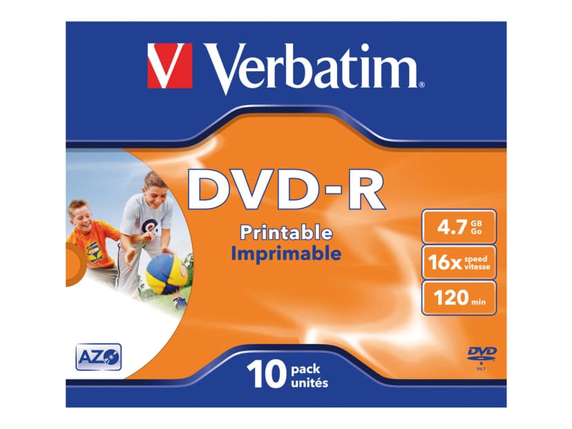 Verbatim DVD-R x 10 DVD-R 4.7GB 10pc(s)