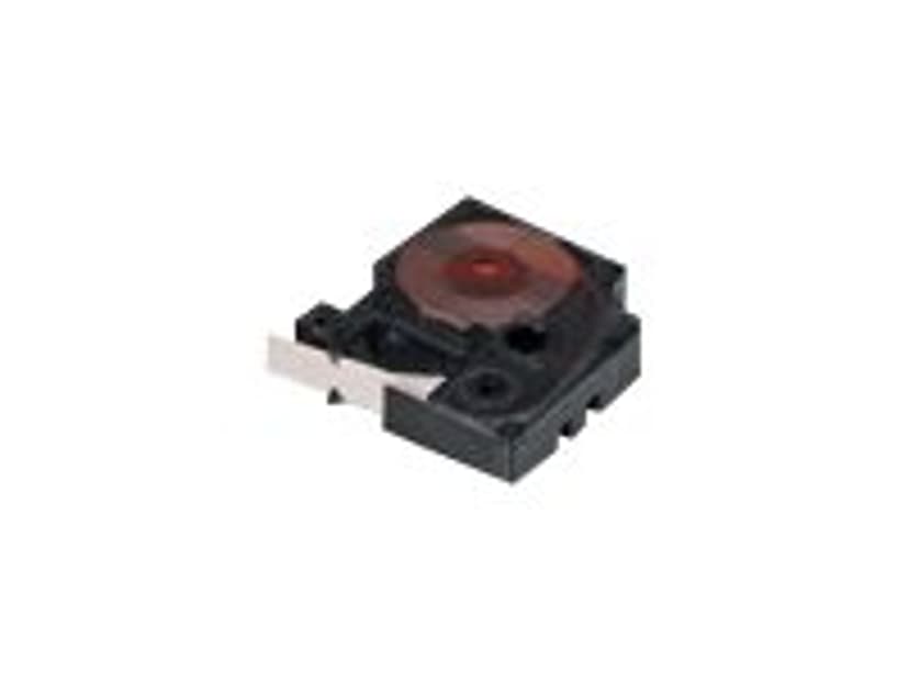 Dymo Tape RhinoPRO Permanent Vinyl 19mm Zwart/Wit