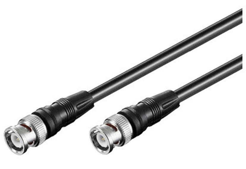 Microconnect Videokabel BNC BNC 1m Svart