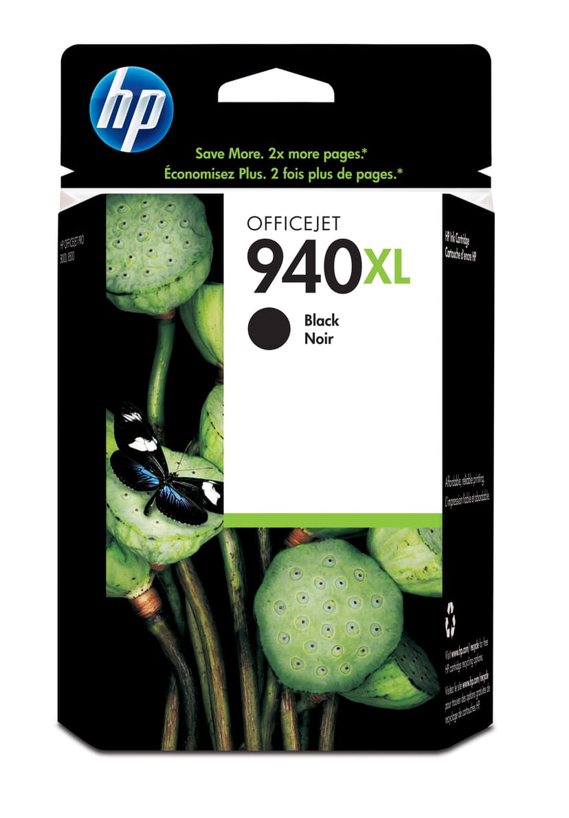 HP Bläck Svart No.940XL