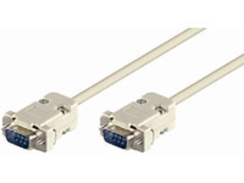 Microconnect Serial cable 3m DB9 DB9 Wit