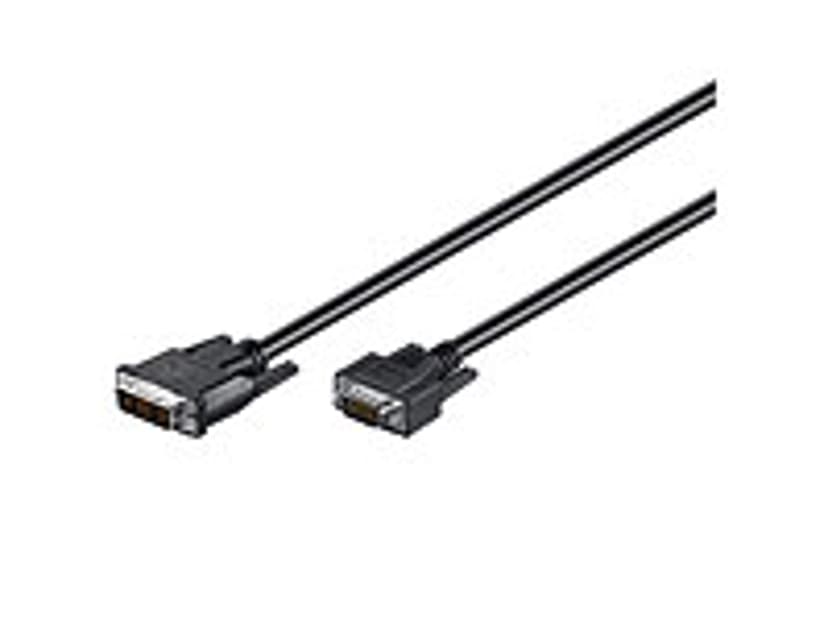 Microconnect VGA-Kabel 2m DVI-I VGA Sort