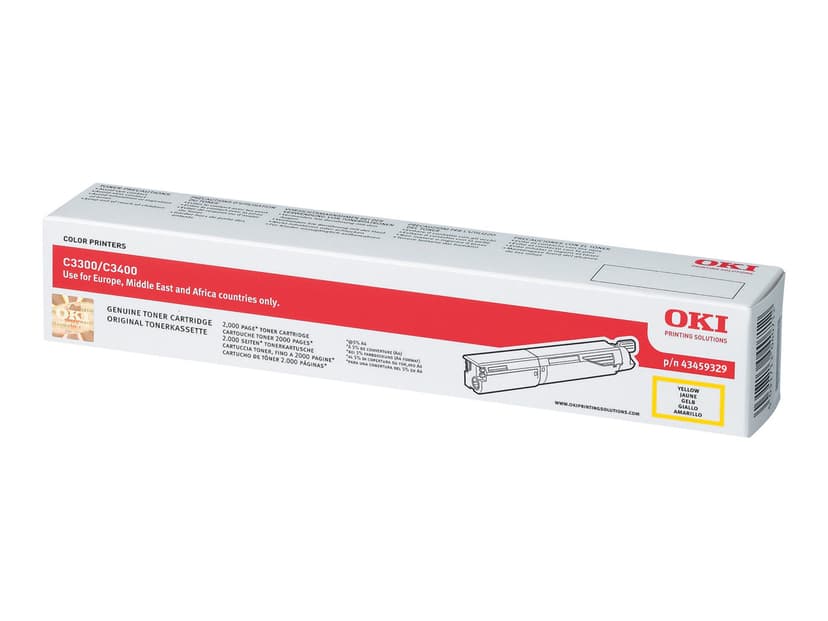 OKI Toner Gul 2.5k - C3300/3450