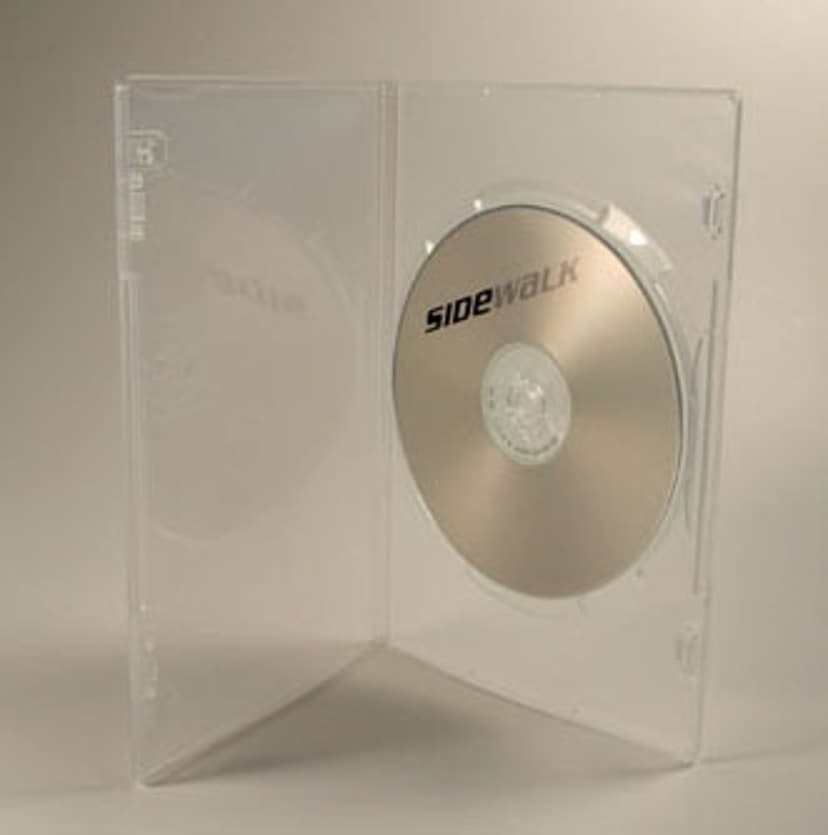 Sidewalk slimmat förvaringsetui för DVD