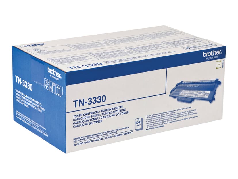 Brother Toner Svart TN-3330 3k - HL-5450DN