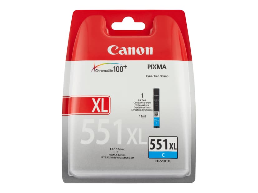 Canon Bläck Cyan CLI-551C XL