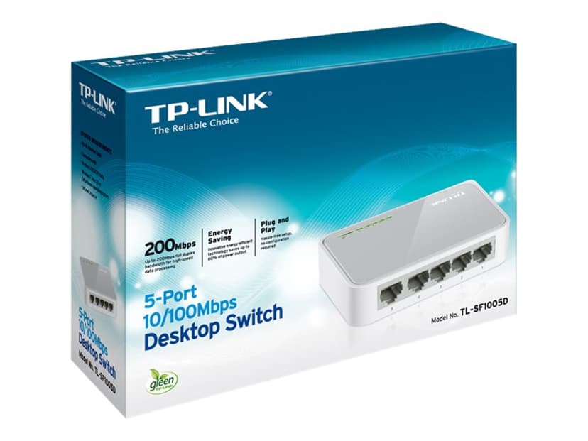 TP-Link TL-SF1005D 5-Port 10/100Mbps Desktop Switch