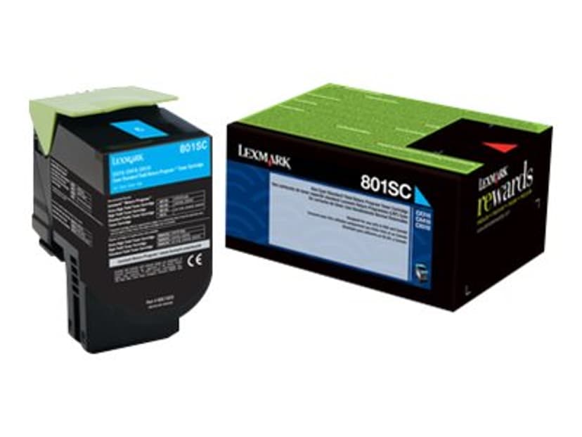Lexmark Toner Cyaan 2K - CX310DN/CX310N - Return