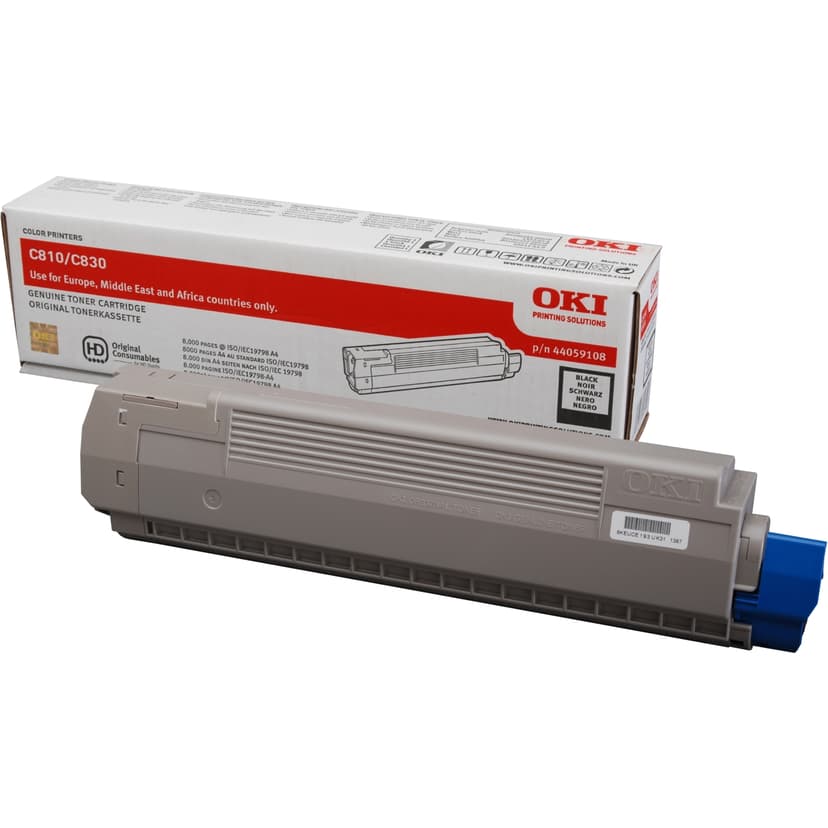 OKI Toner Svart 8k - C810/C830