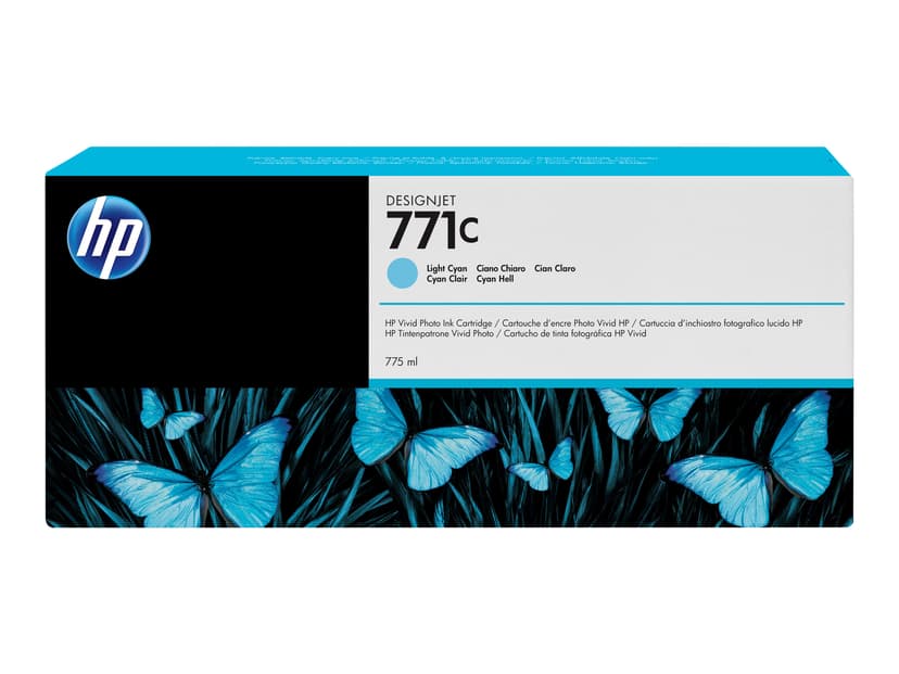 HP Blekk Ljus Cyan No.771C - DJ Z6200