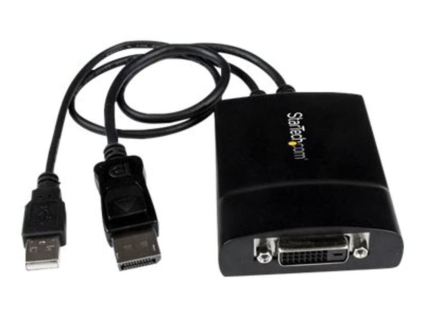 Startech DisplayPort to DVI Dual Link Active Adapter 0.37m DisplayPort DVI-D Zwart