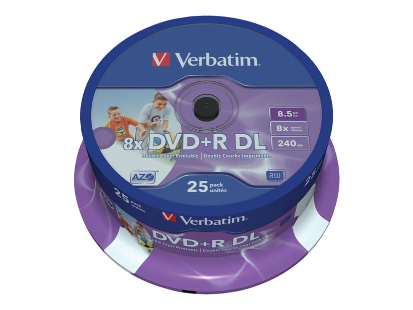Verbatim DVD+R DL x 25 DVD+R DL 8.5GB 25pc(s)