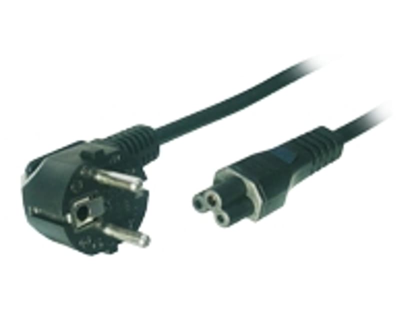 Microconnect Virtajohto 1.8m CEE7/7 C5 liitin Musta