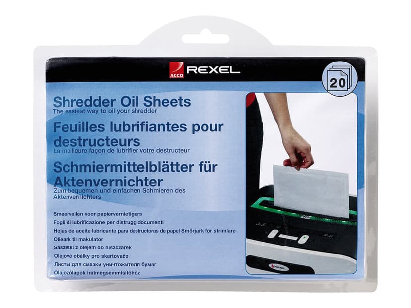 Rexel Oljeark for makurleringsmaskin (en pakke 20)