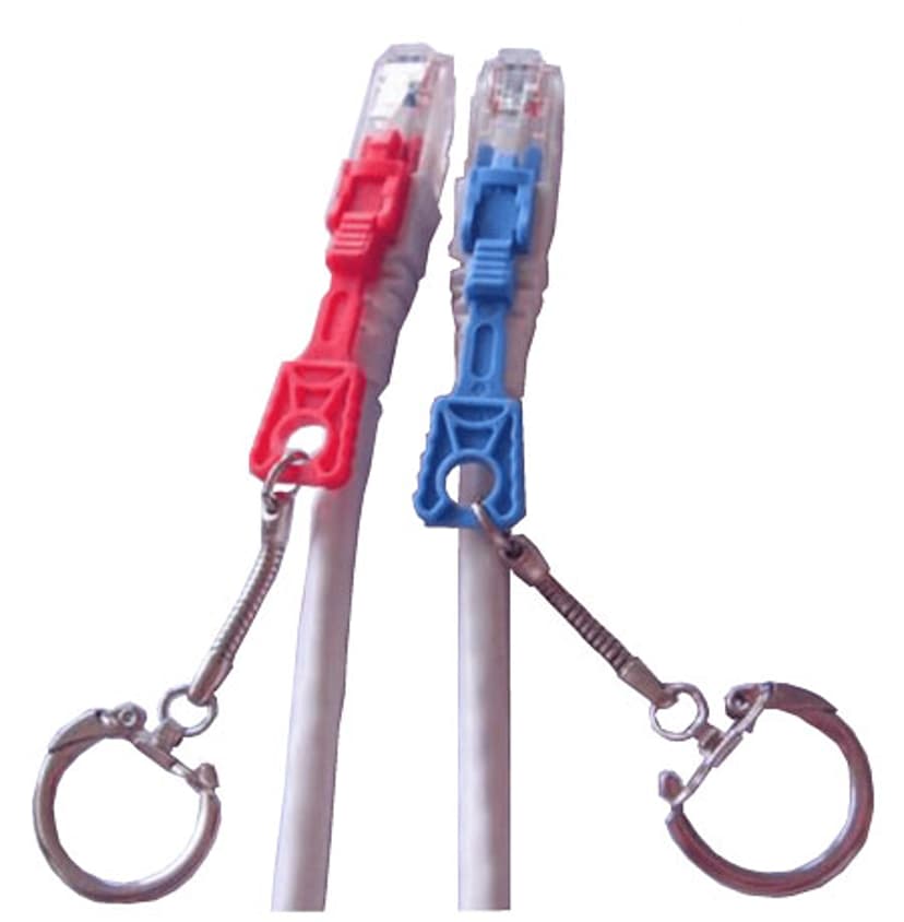Direktronik UTP CAT.6 Unshielded Lockable 3m Grey-Red Lock