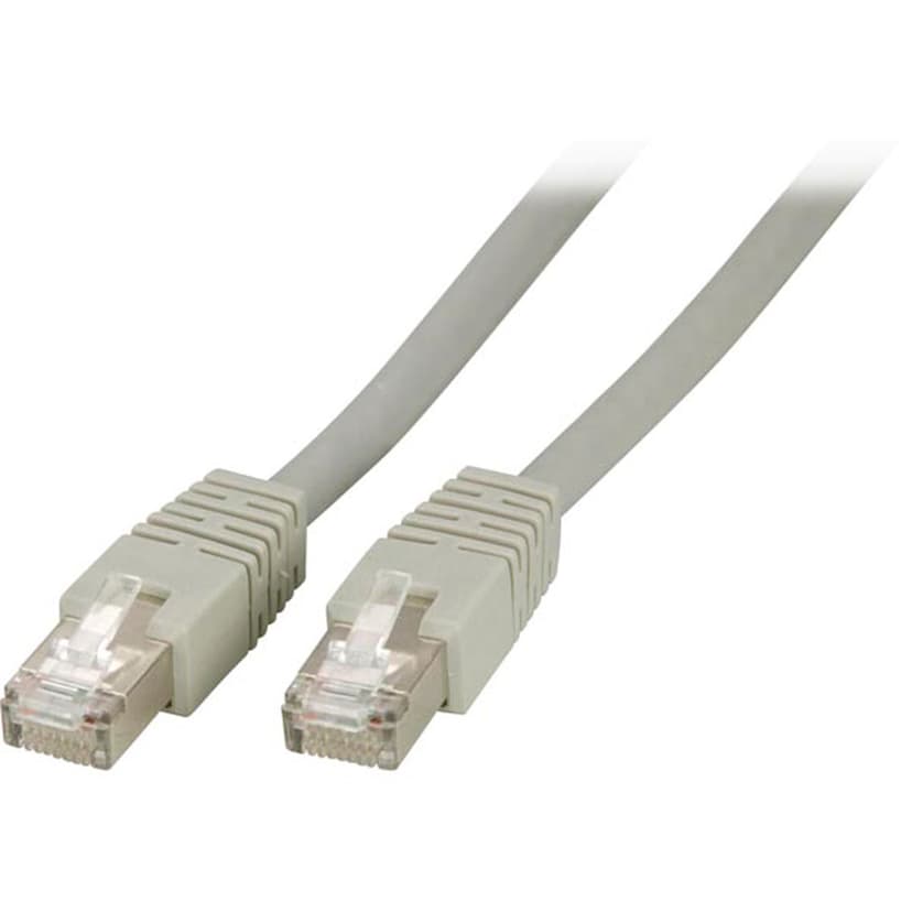 Deltaco Kytkentäkaapeli RJ-45 Cat6 2m Harmaa