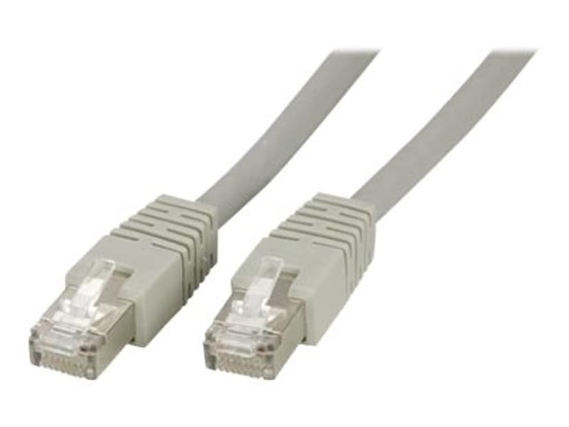 Deltaco Kytkentäkaapeli RJ-45 Cat6 2m Harmaa