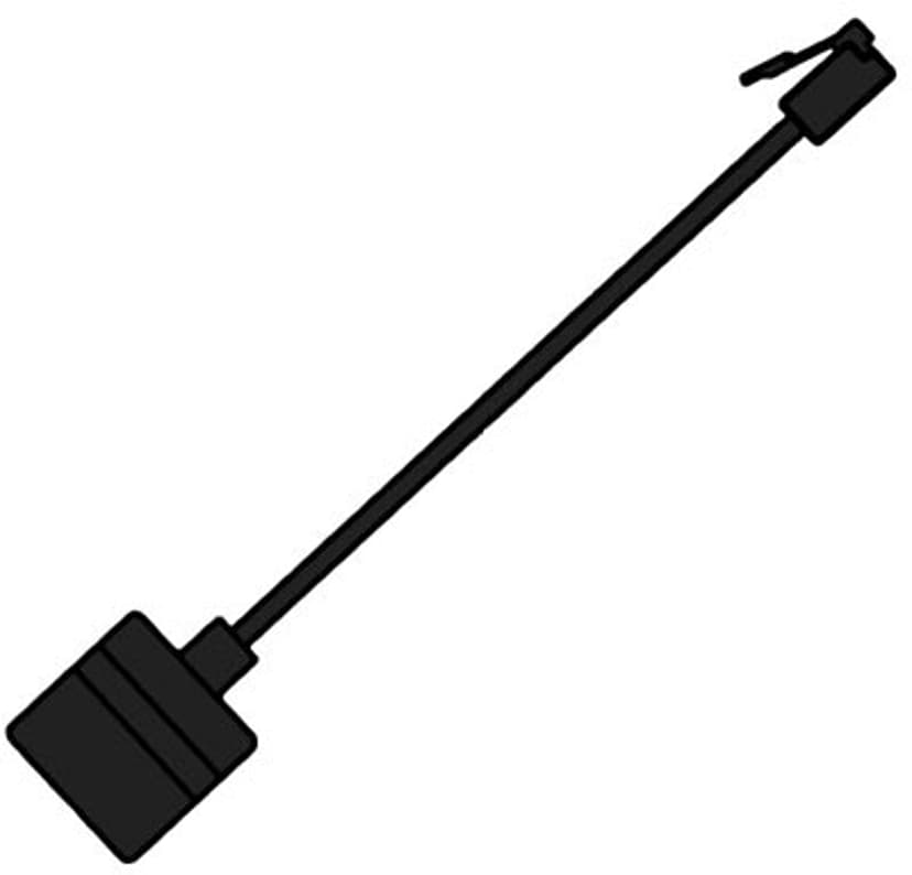 Poly Hodetelefonkabel Svart