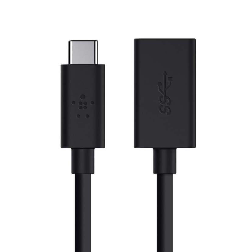Belkin Adapter USB C USB A Sort