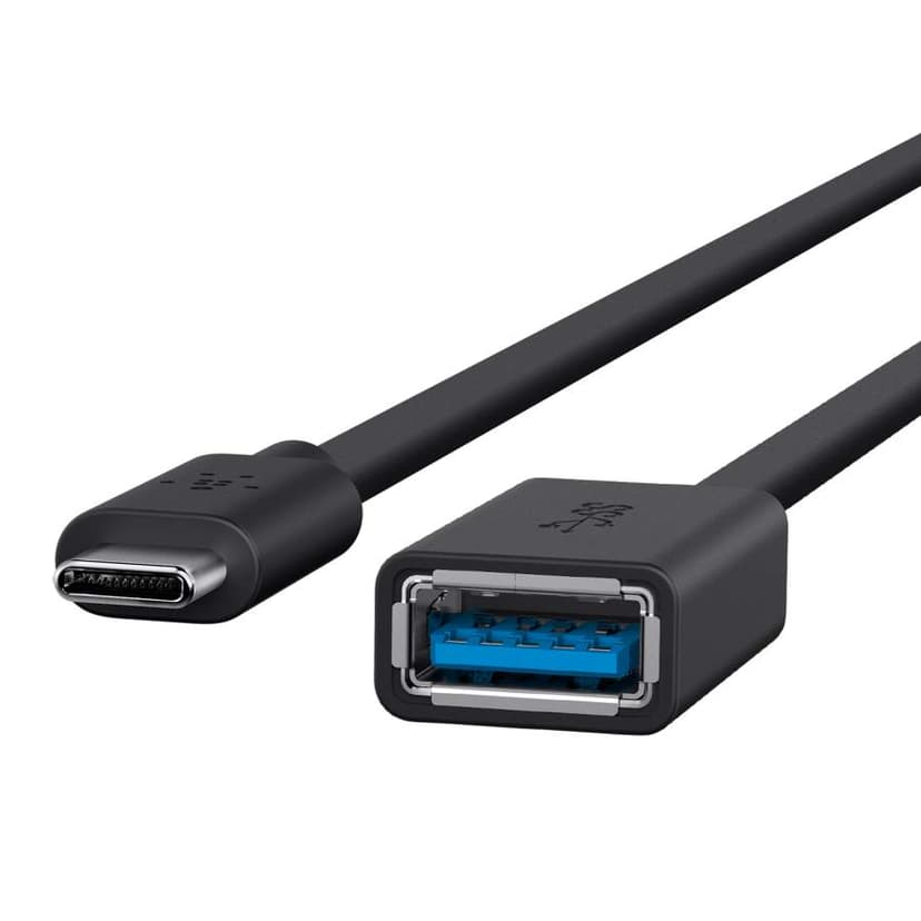 Belkin Adapter USB C USB A Sort