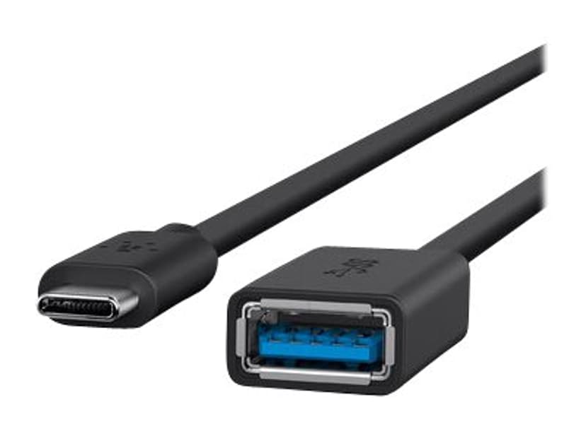 Belkin Adapter USB C USB A Sort