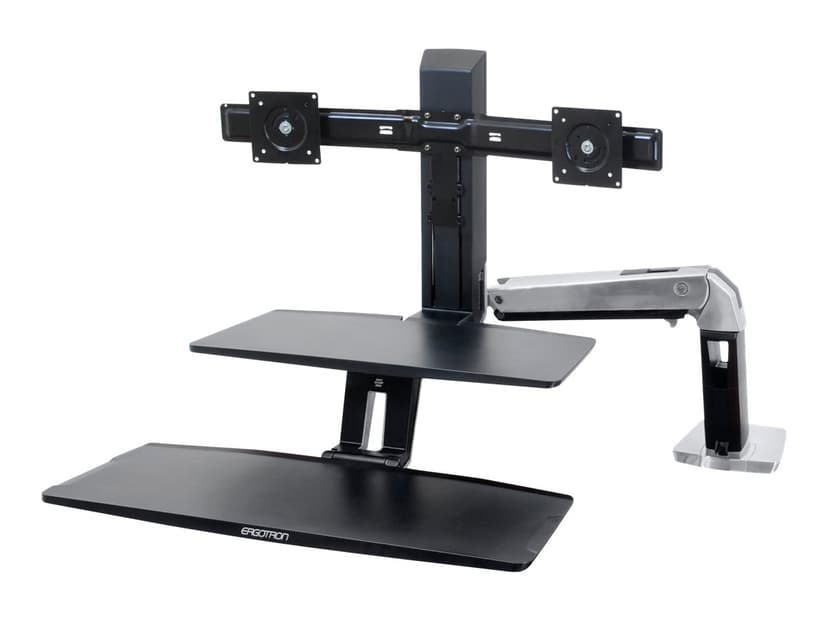 Ergotron WorkFit-A with Suspended Keyboard, Dual
