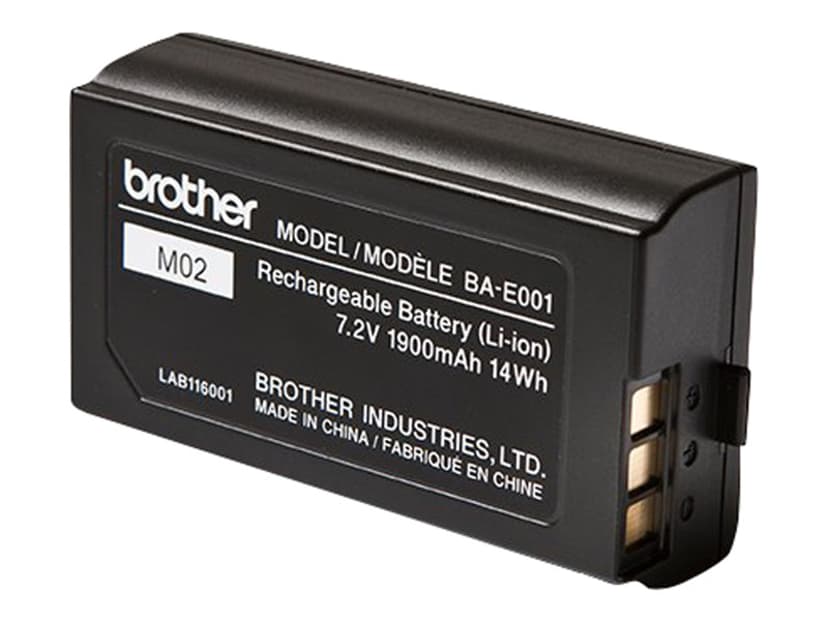 Brother Batteri BA-E001 Uppladdningsbart - PT-H300/PT-E310