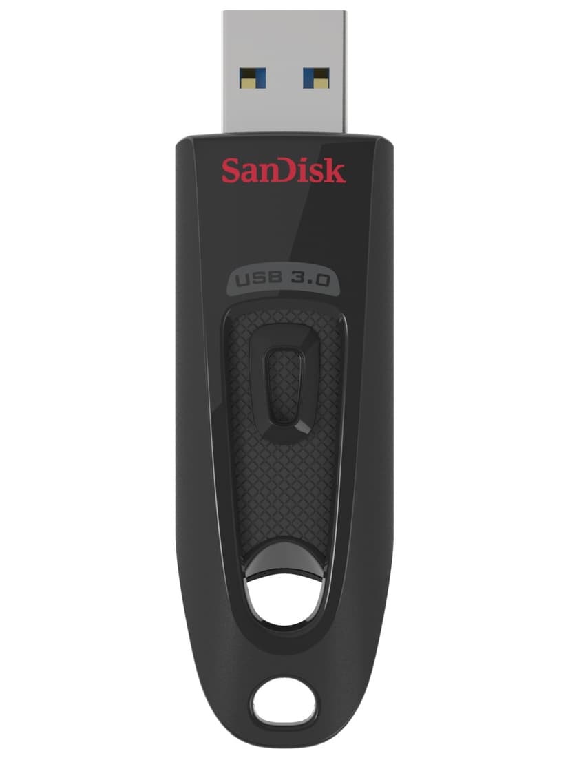 SanDisk Ultra 256GB USB-A Sort