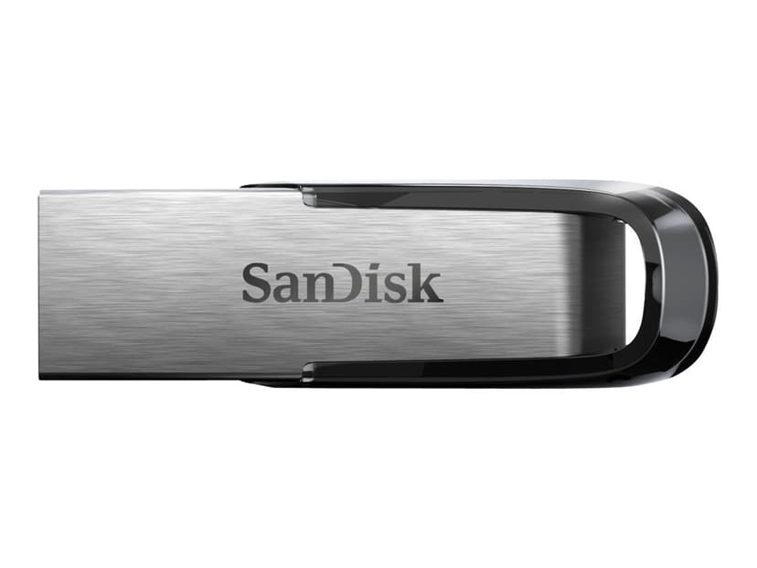 SanDisk Ultra Flair 64GB USB-A Svart, Sølv