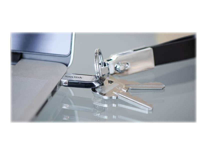 SanDisk Ultra Flair 32GB USB Type-A Svart, Silver