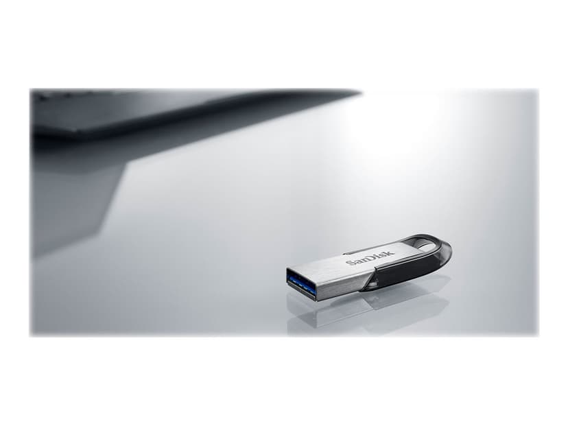 SanDisk Ultra Flair 32GB USB-A Svart, Rustfritt stål