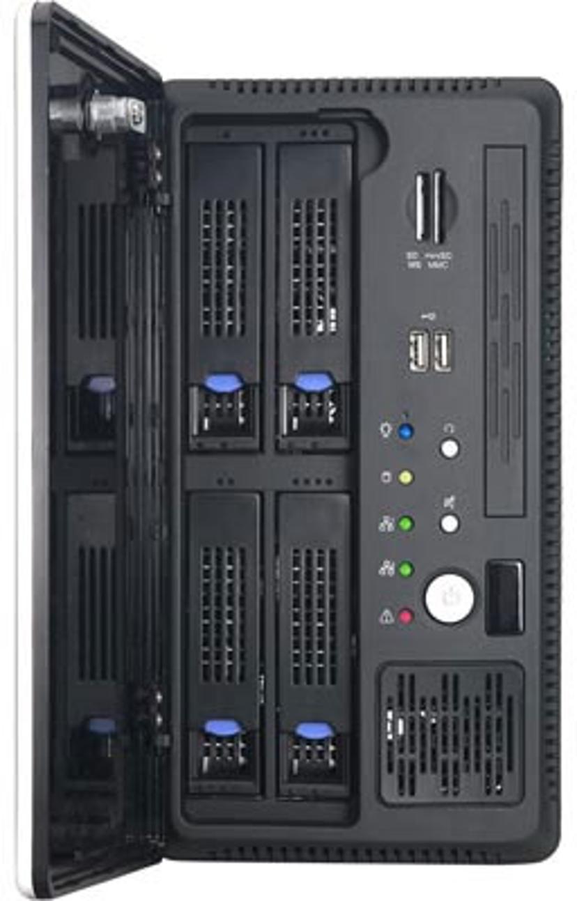 Chenbro Mini-ITX Hot Swap Server Chassi 180W Black