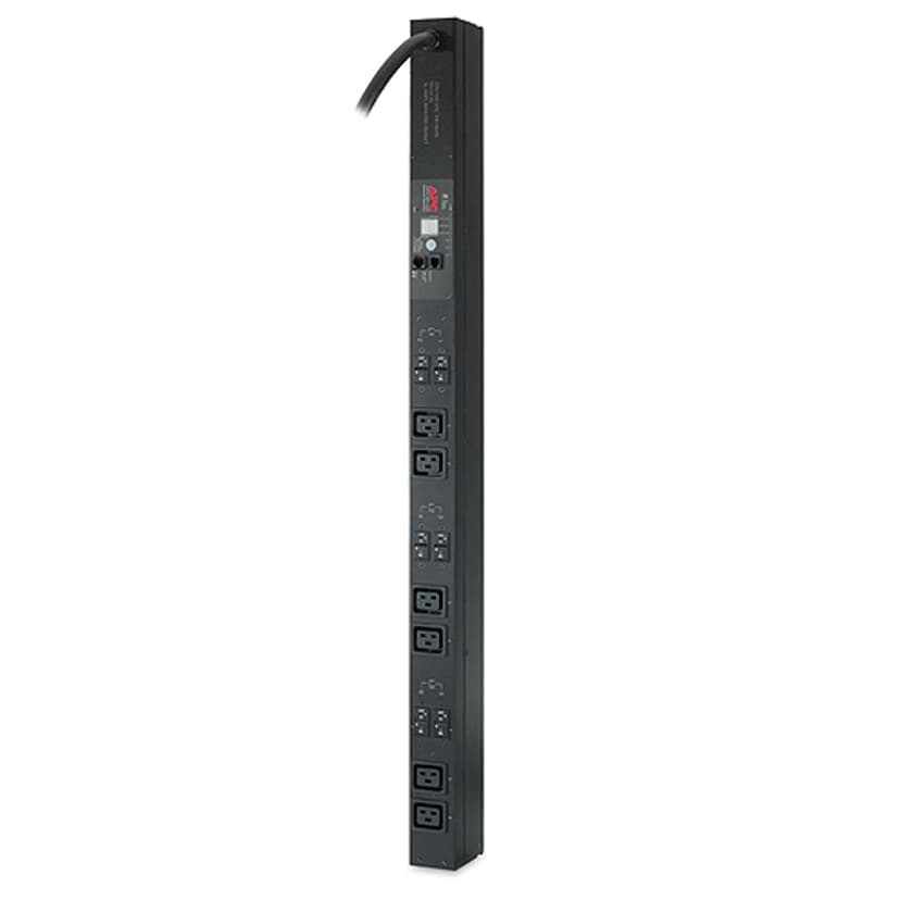 APC Rack PDU, Metered, Zero U grenuttag Svart
