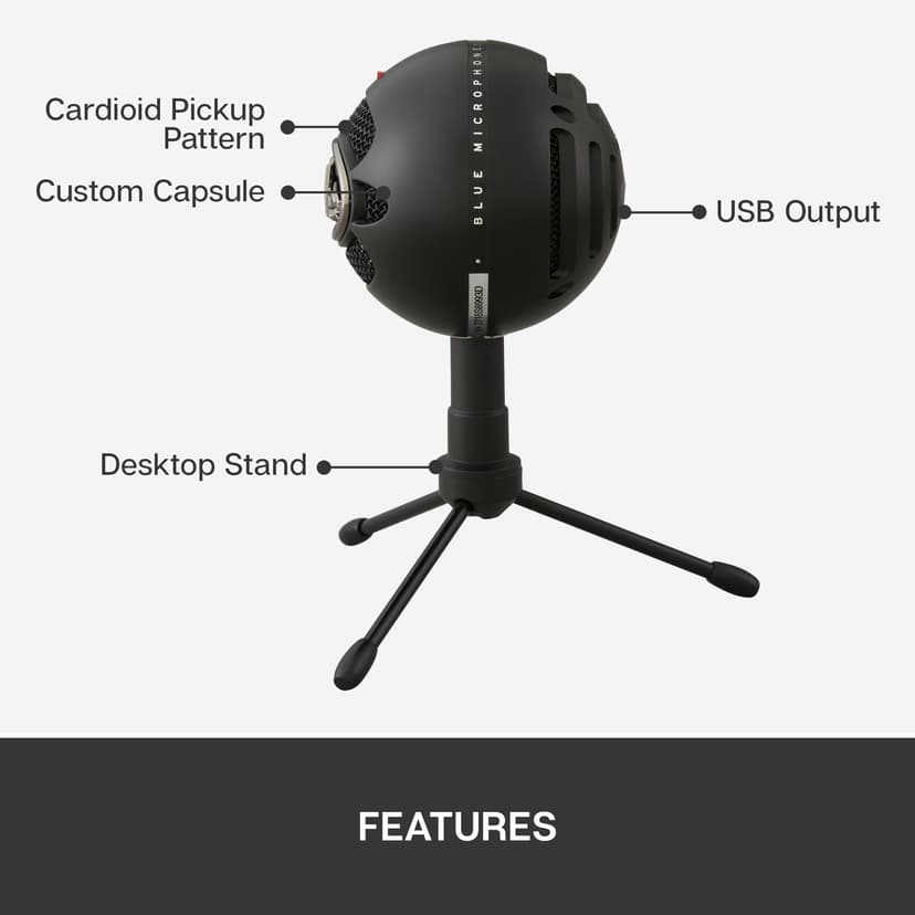 Logitech BLUE Snowball ICE - Black