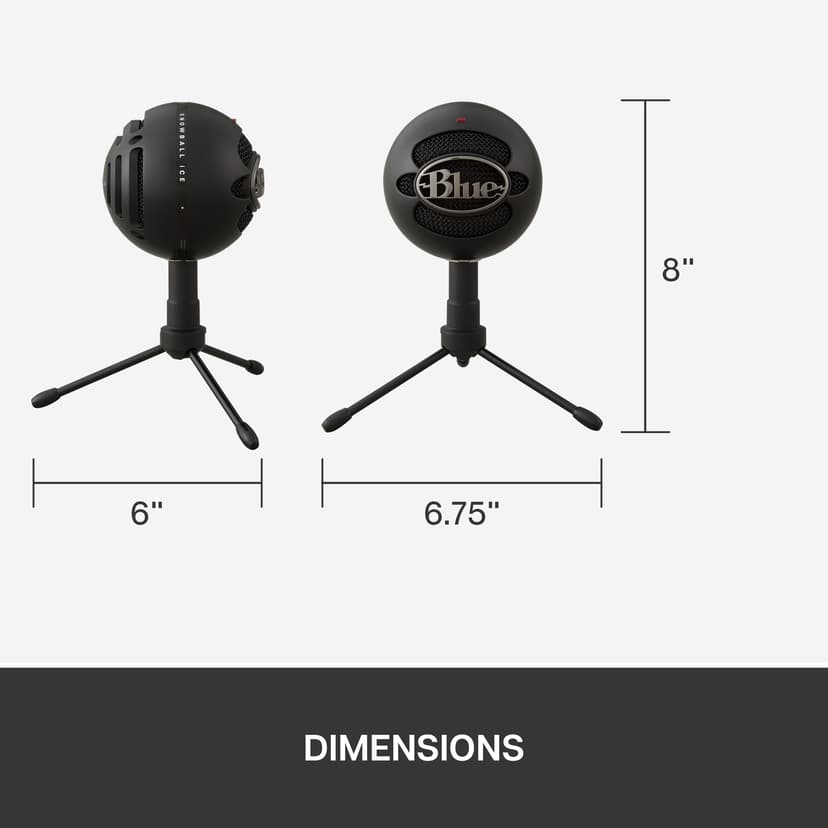 Logitech BLUE Snowball ICE - Black