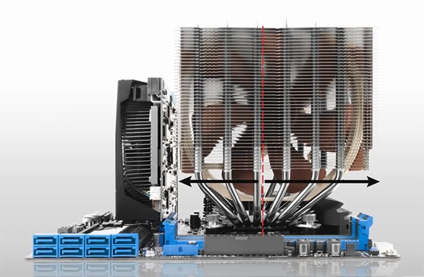 Noctua NH-D15s Køler Kobberfarve, Metallic