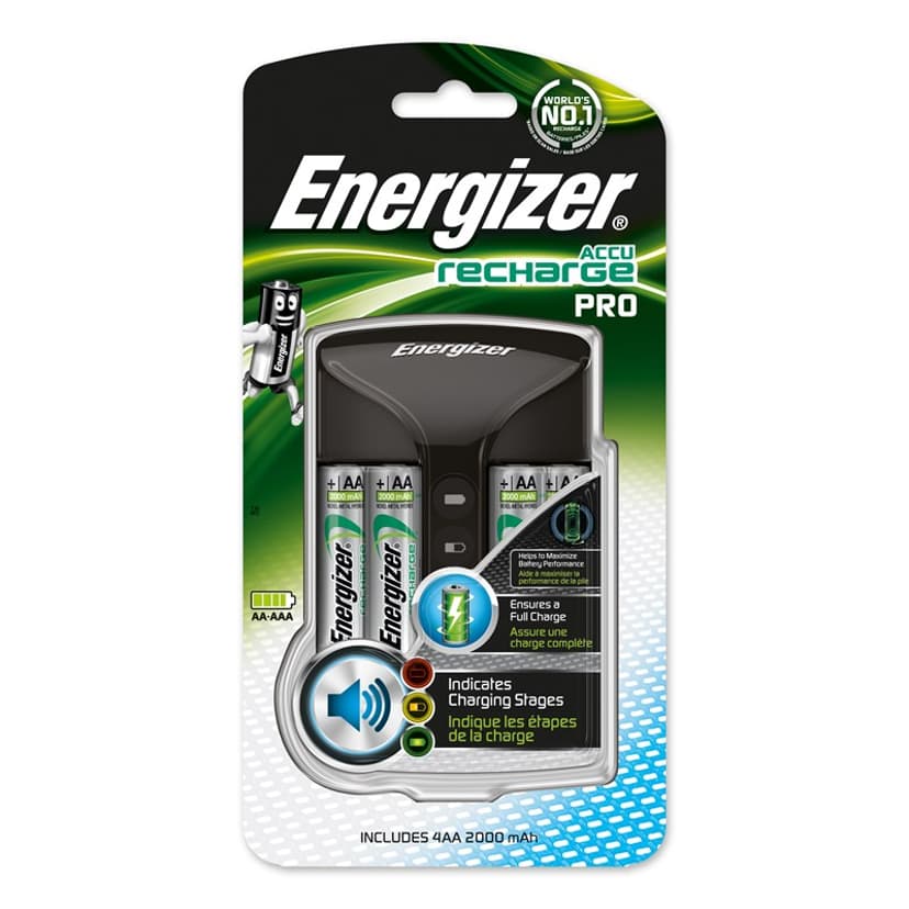 Energizer Laddare Procharger Inkl 4xAA 2000mAh
