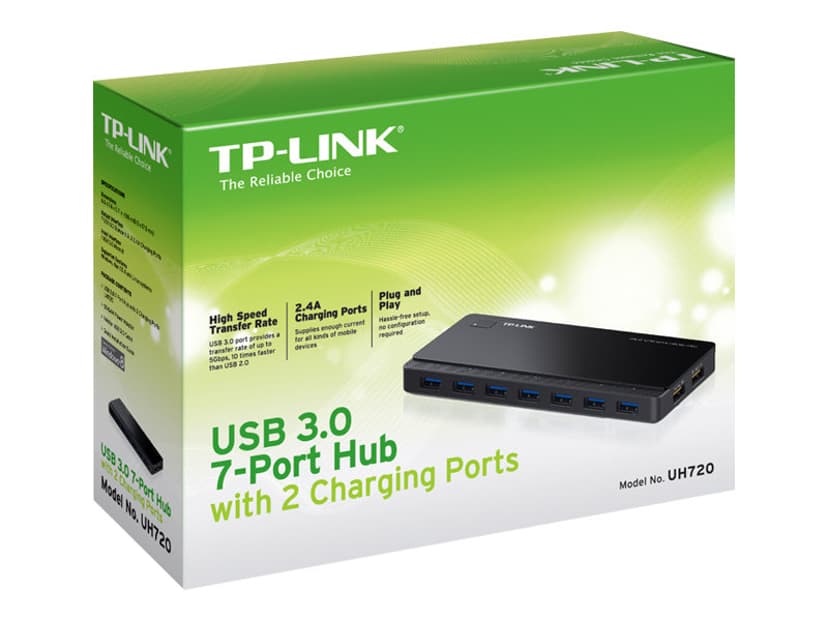 TP-Link Uh720 USB 3.2 Gen 1 (3.1 Gen 1) Micro-B USB 3.2 Gen 1 (3.1 Gen 1) Type-A