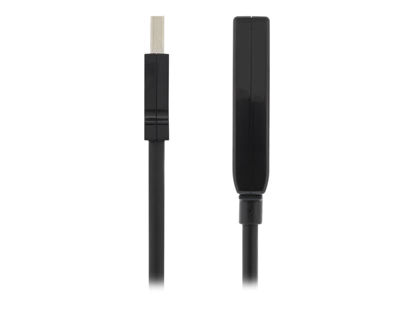 Deltaco USB2-Ex20m 20m USB-A USB-A Svart