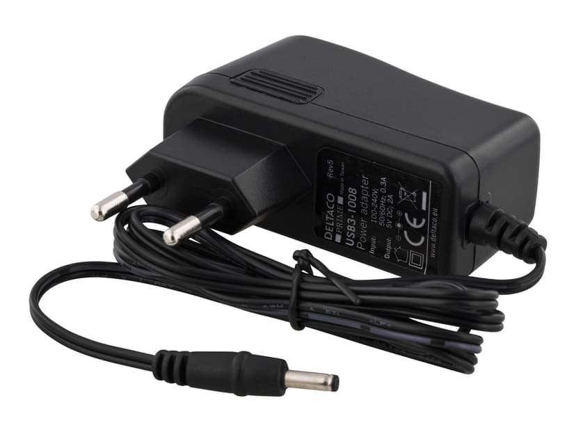Deltaco USB3-1008 15m USB-A USB-A Svart