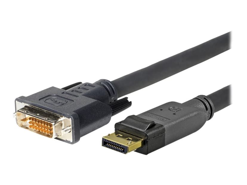 Vivolink Adapter 7.5m DisplayPort DVI-D Svart