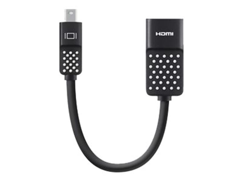 Belkin Mini DisplayPort to HDMI Adapter 0.127m HDMI Mini DisplayPort Svart