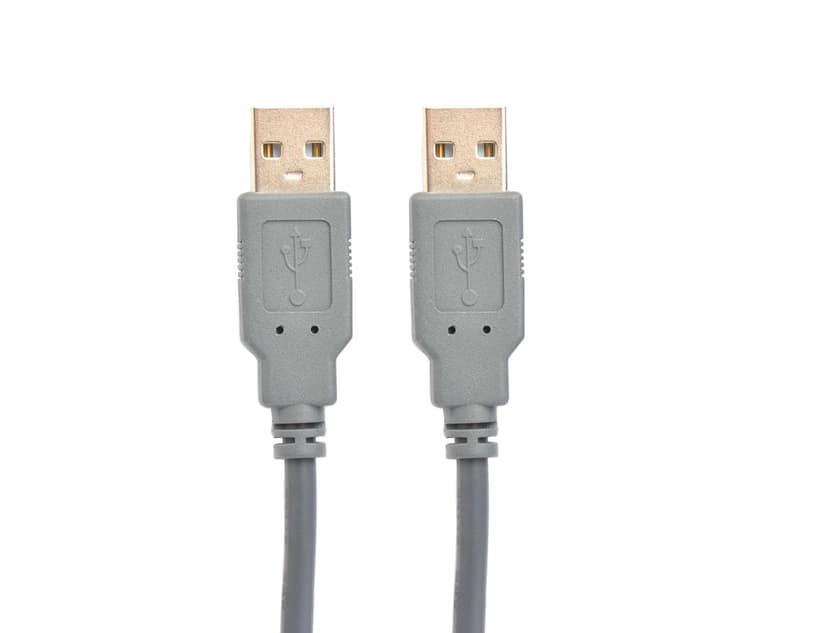 Prokord USB-kaapeli 2m USB-A USB-A Harmaa