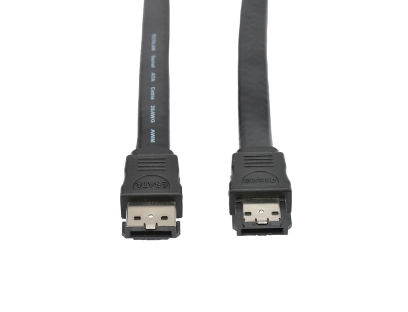 Prokord E-SATA Kabel Sata/sas External Rak 1.5m Svart