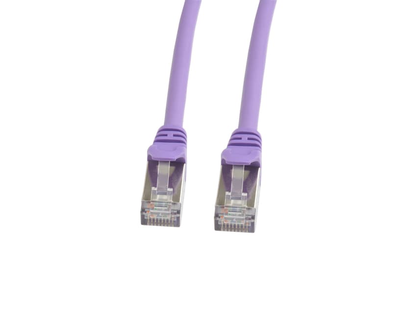 Prokord TP-Cable F/UTP CAT.6 Shielded Lszh RJ45 0.5m Purple RJ-45 Cat 6 0.5m Purppura