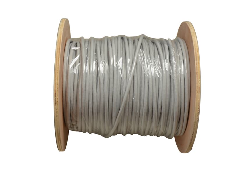 Prokord Samlet kabel Cat 6 100m Grå