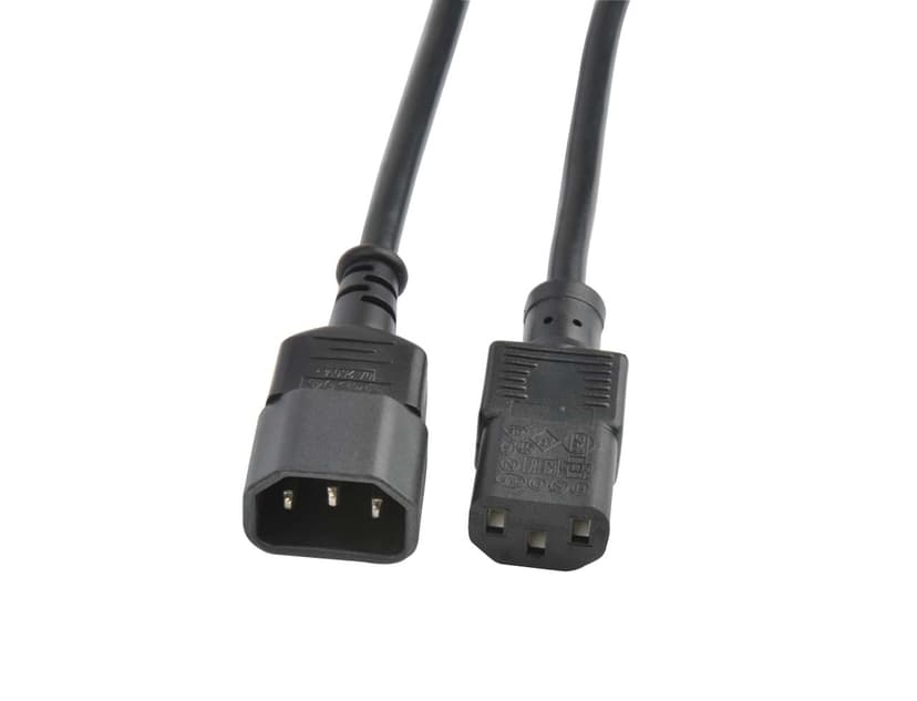 Prokord DPC-C14/C13-1BLSZH electriciteitssnoer Zwart 1 m IEC C14 IEC C13 1m IEC C14 IEC C13 Zwart