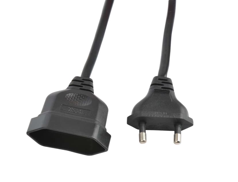 Prokord Sähköjatkojohto 2m CEE7/16 CEE7/16 Musta