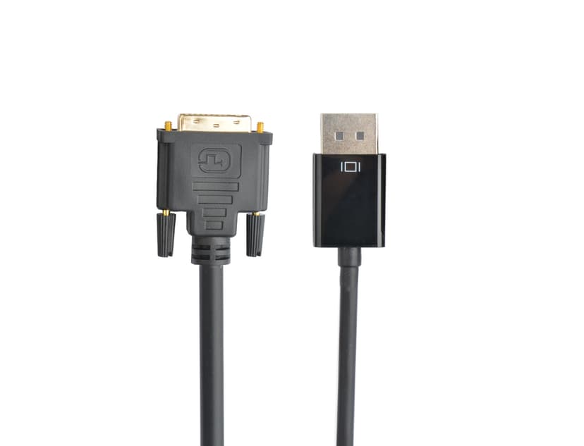 Prokord DisplayPort -kaapeli 5m DisplayPort DVI Musta