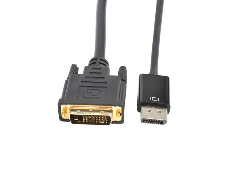 Prokord DisplayPort -kaapeli 5m DisplayPort DVI Musta
